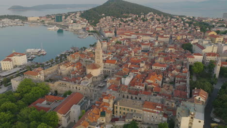 aerial shot of the city of split in croatia, europe-22