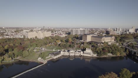 Philadelphia-Museum-of-Art---Drone-Shot-4K---View-of-Water-Works