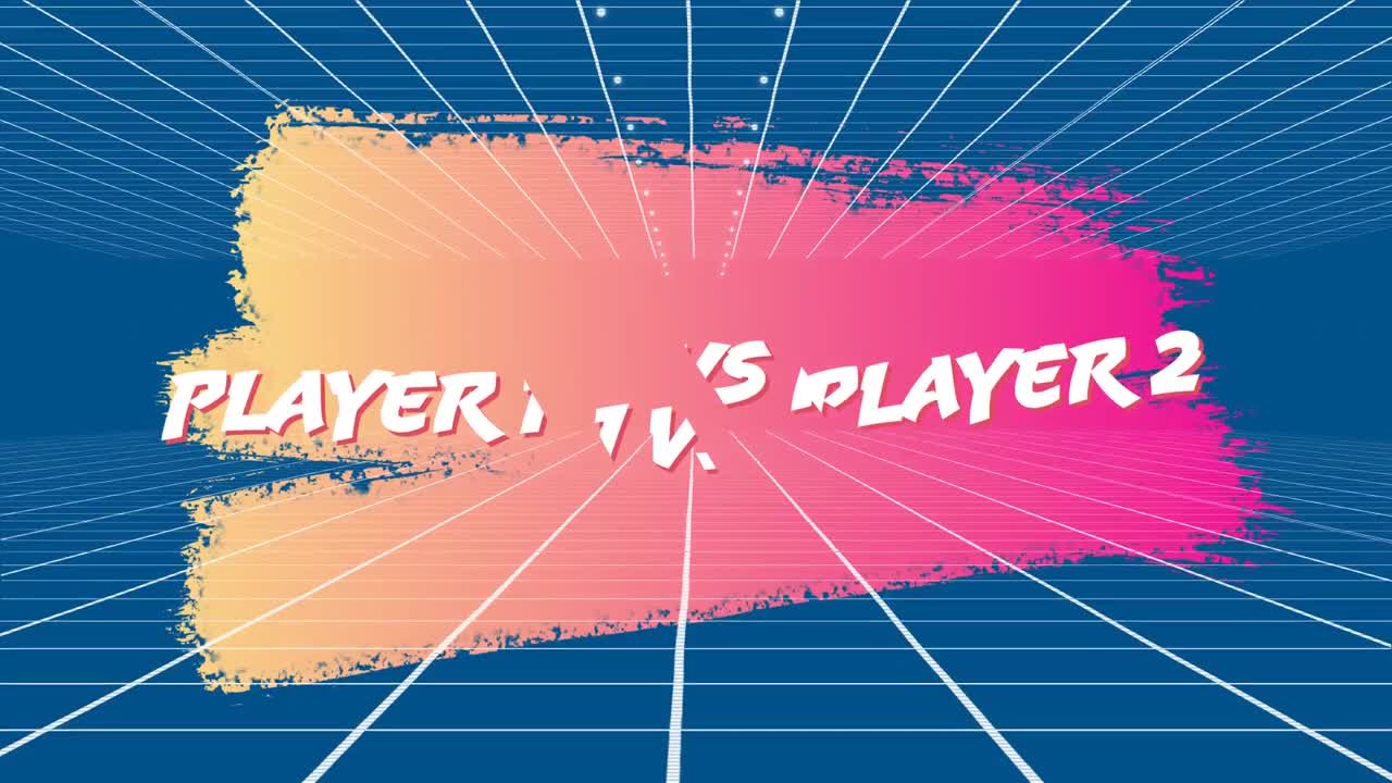 1 플레이어 대 2 플레이어 화면