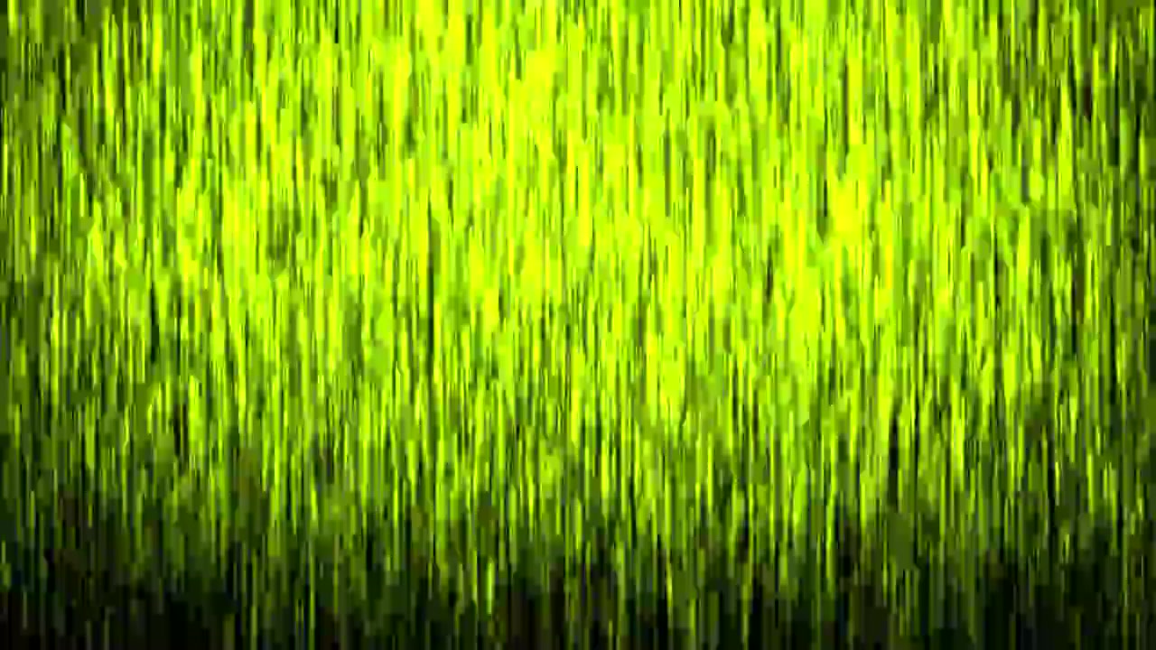 Animeret tv-sne med grøn pixel-forvrængning og flimrende digital støj. Glitchy dårligt signal-effekt perfekt til cyberpunk-visuals, overgange, fejlskærme og VFX-projekter