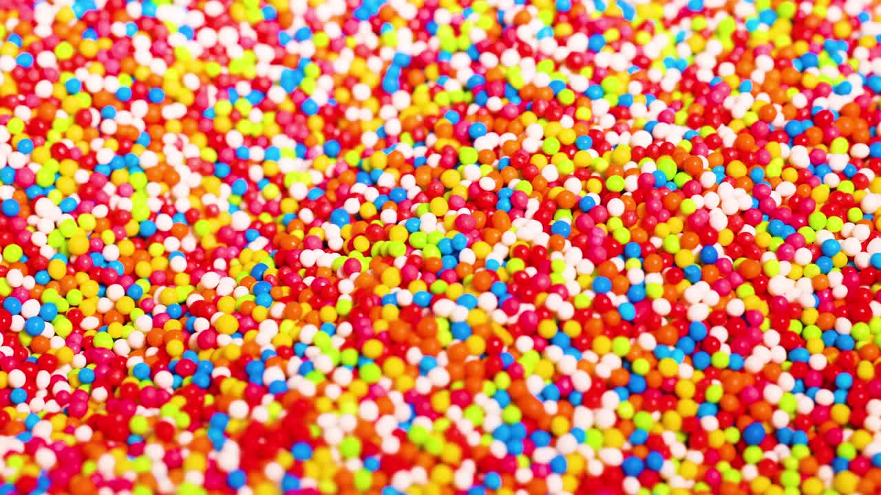 las salpicaduras vibrantes caen en cascada y se depositan en capas