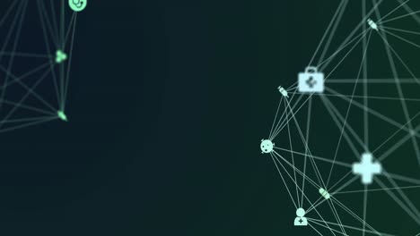 Animation-of-network-of-connections-over-dark-background