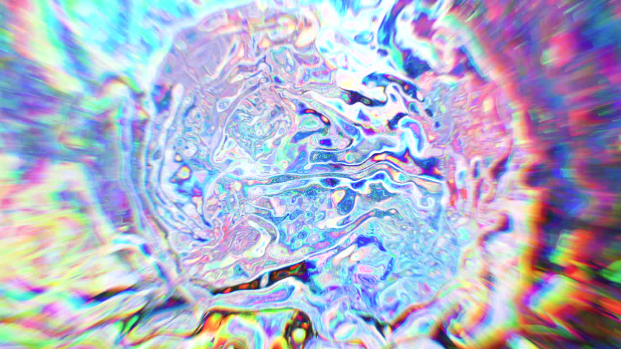 사이키델릭 액체 추상 예술