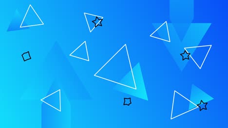 abstract colorful geometric memphis motion background
