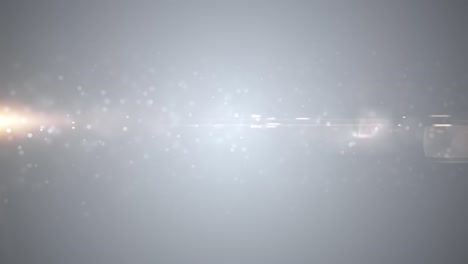 animación de vacaciones con luz óptica y bokeh