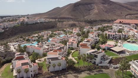 fuertevenrura pano aerial view of canary islands coastline in spain travel holiday destination