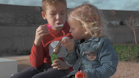 bubble blowing competition