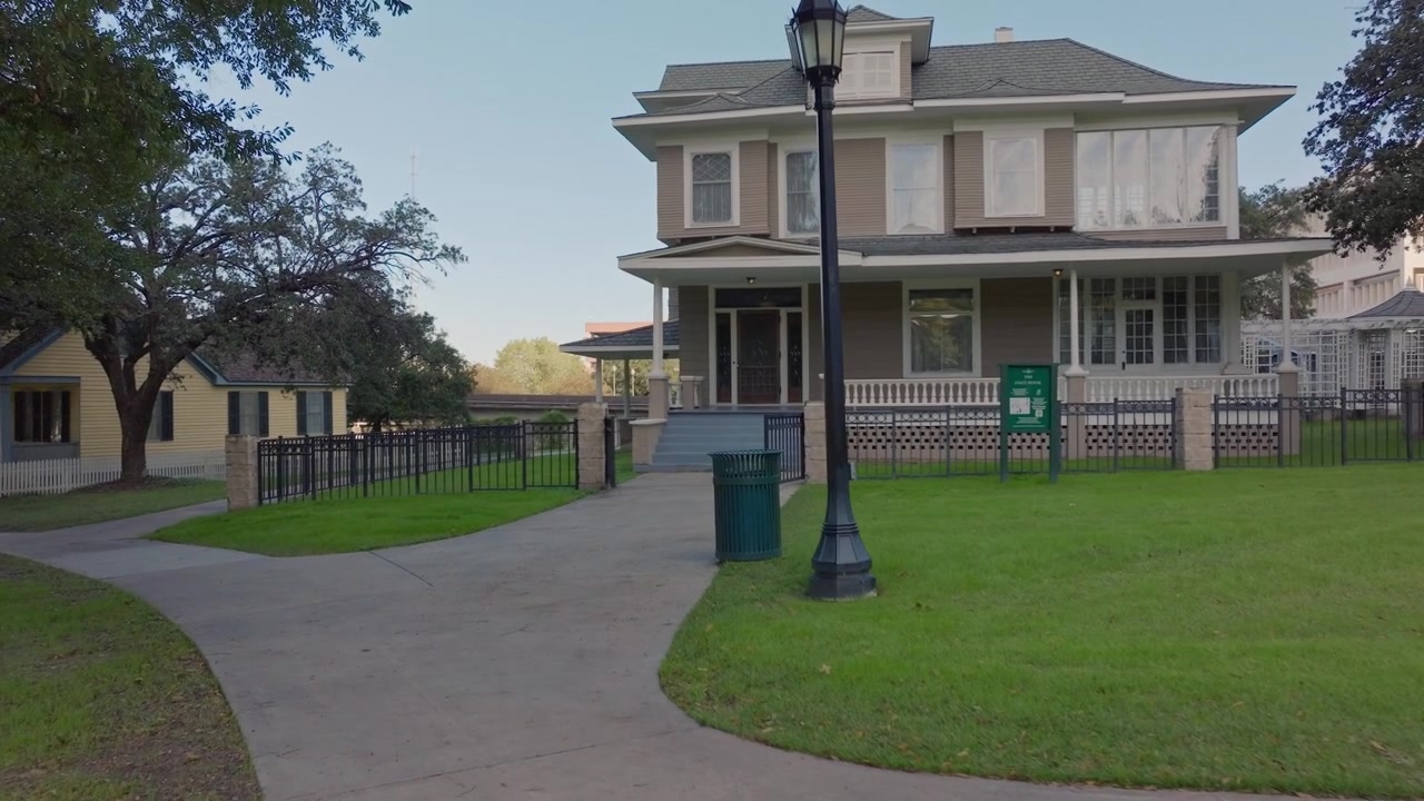 Staiti House in Sam Houston Park in Houston, TX