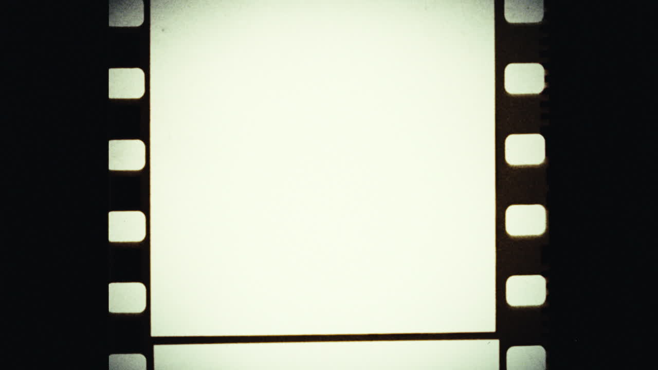 marco de película en blanco