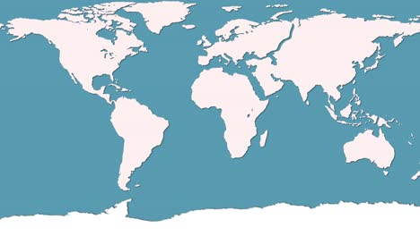 animated map showing reduction in tiger habitats from 1900 to 2020