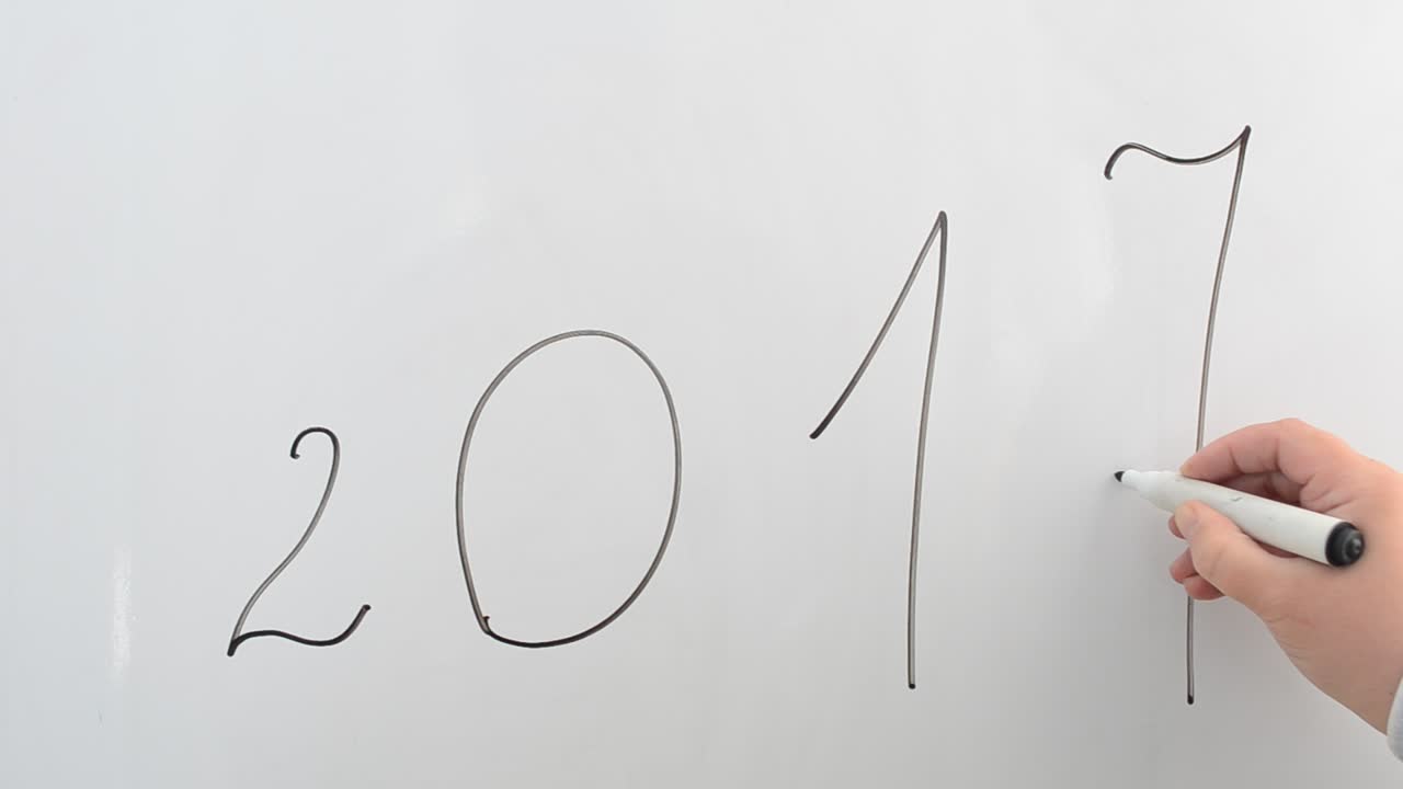 The schedule on the basis of a year. We draw a marker