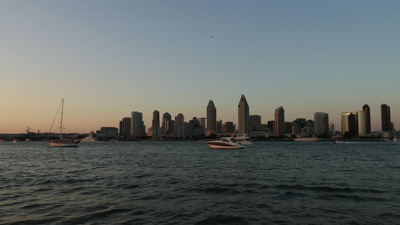 Cityscape of San Diego downtown, California, USA