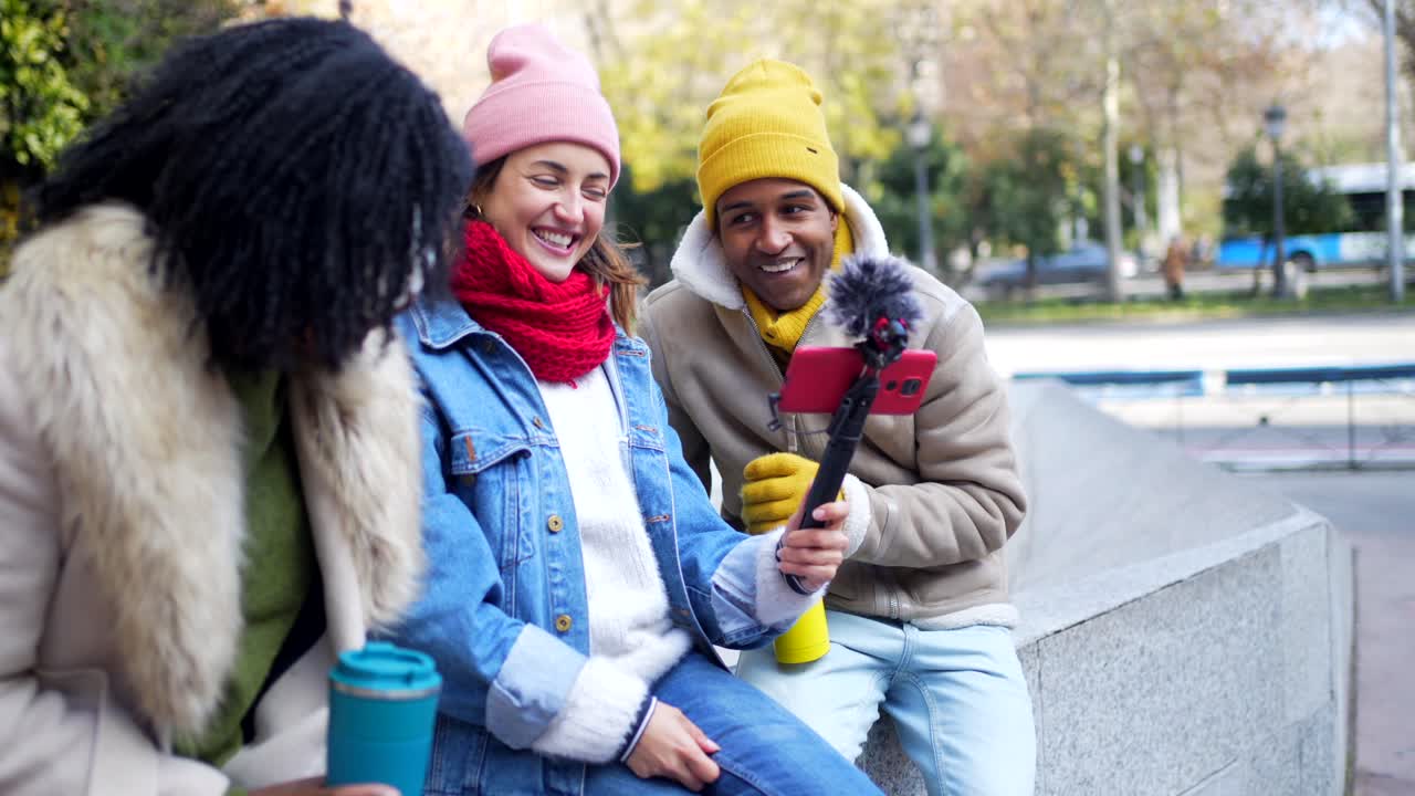 Friends Vlogging in the City