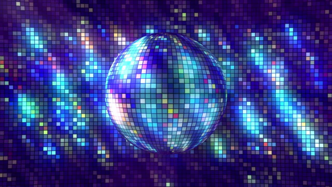 bola de discoteca con luces