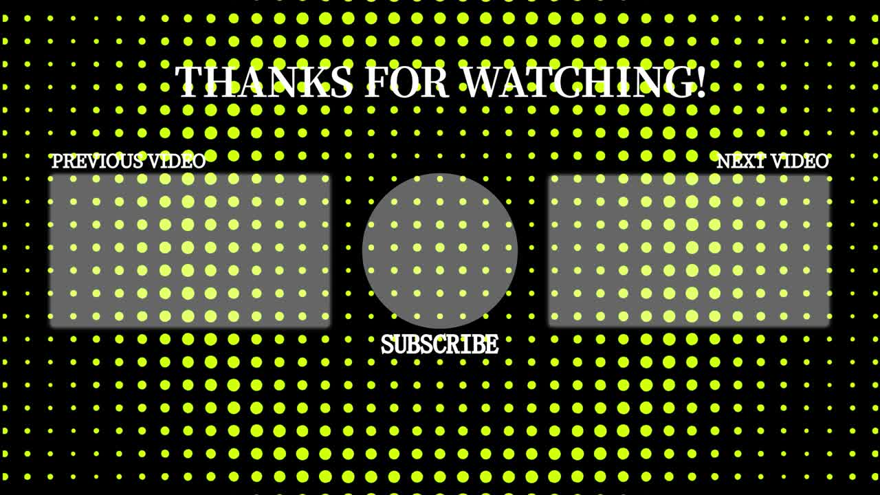 gráficos de movimiento de pantalla de extremo de la tarjeta de extremo de movimiento de onda circular de punto