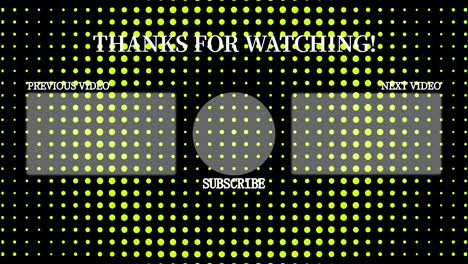 dot circular wave motion end card ending screen motion graphics