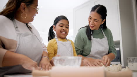 Baker,-cooking-and-help-with-family-in-kitchen