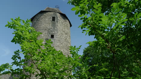 Old-Tower-Blauer-Hut-In-Weinheim