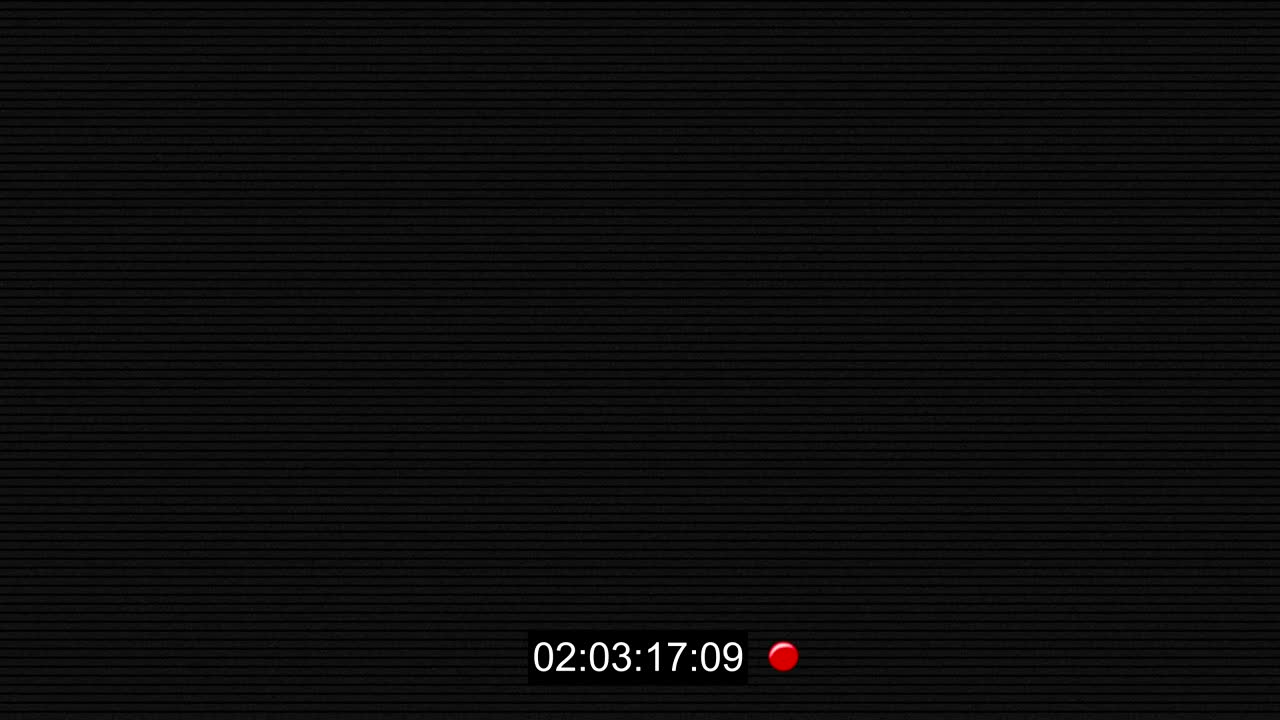 CCTV cam noise and timecode