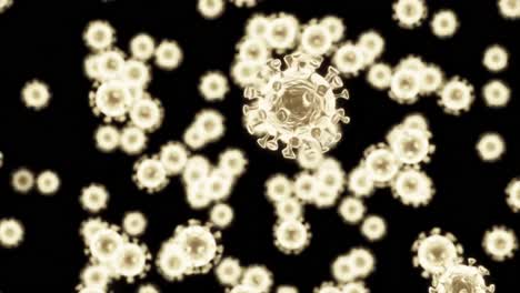 a close-up exploration of microbial life: intricate details of bacteria and viruses capture the dynamic interactions in a microscopic world