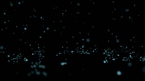 la lluvia de partículas brillantes brillantes sin costuras