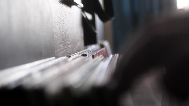 Looking Through Vinyl Records