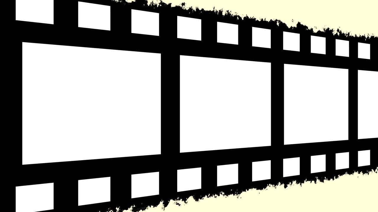 tira de película sobre el bucle de colocación