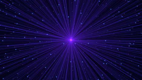 radiant center vibrant purple and blue light rays spreading from a bright source