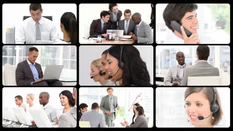 stock animation presenting a fortunate company