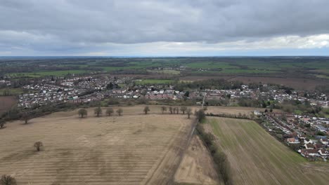 Chipping-Ongar-Essex-Erstellt-Luftaufnahmen