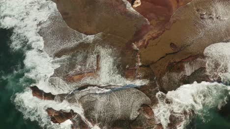 beach and rock textures from around sydney australia