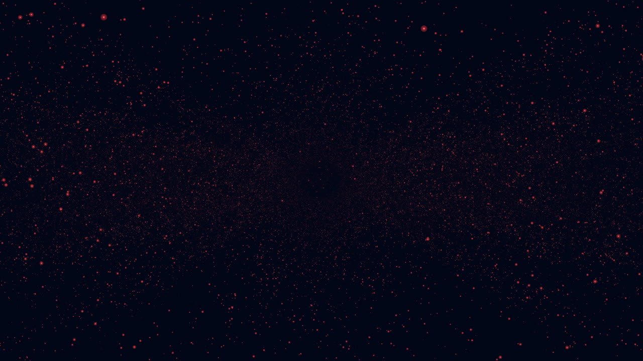 arreglo vibrante de puntos rojos en un patrón circular cautivador sobre un fondo oscuro