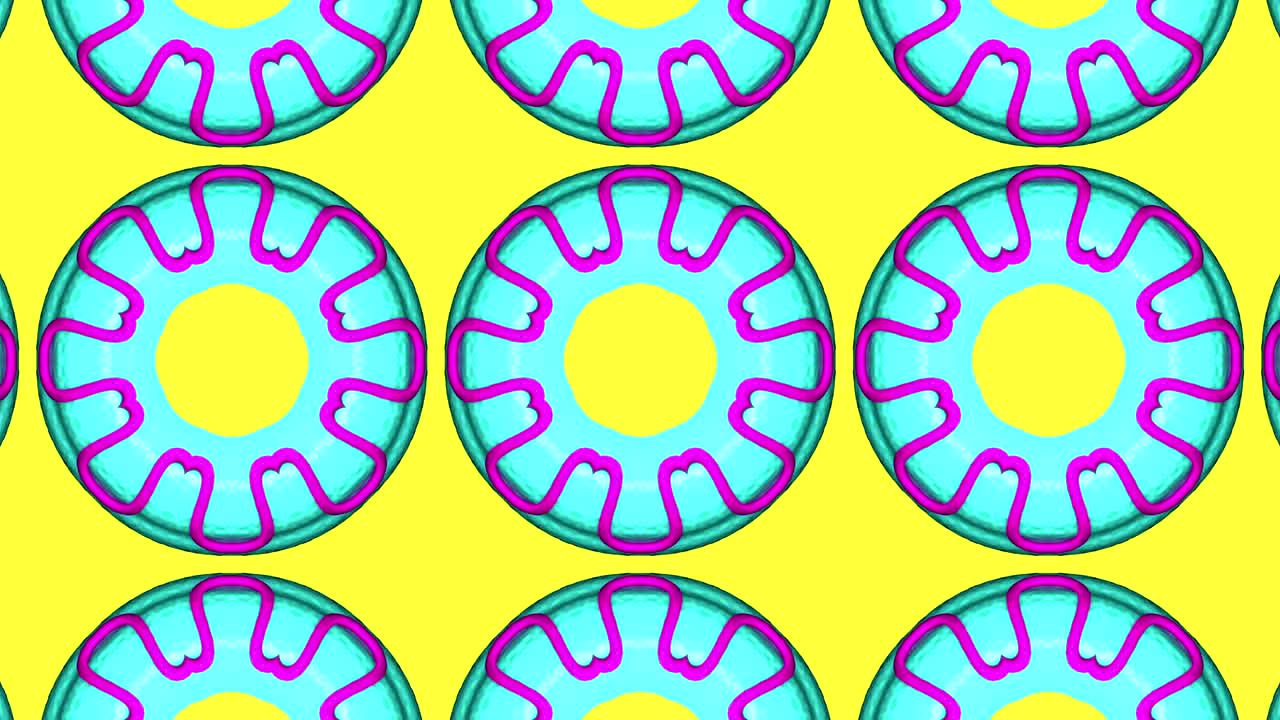 Seamless abstract pastel colored kaleidoscope or mandala.
