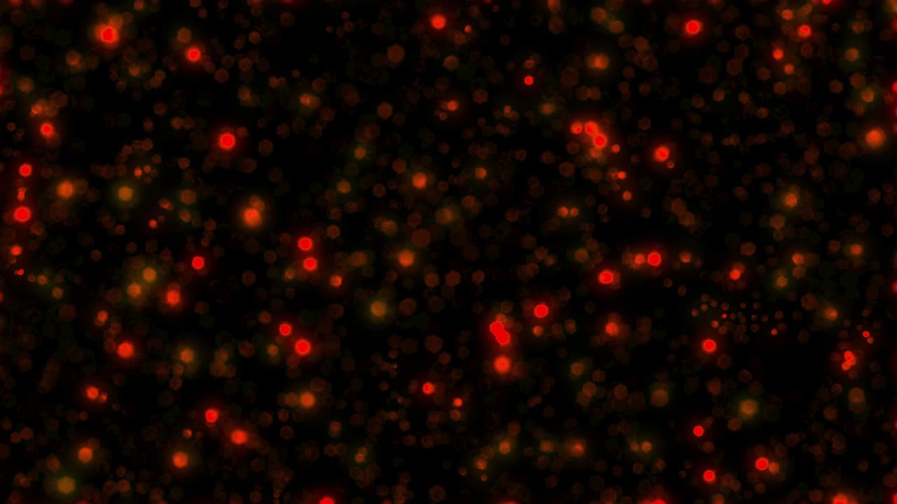 fondo del efecto de brillo de las partículas de polvo