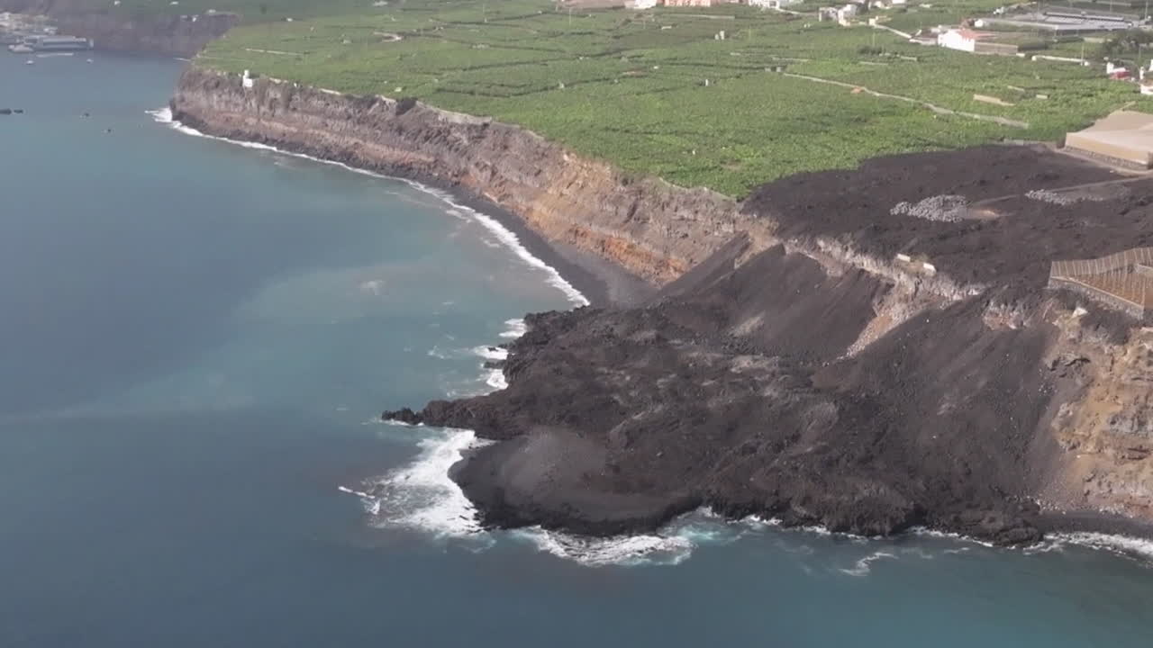 Volcanic Coastline Erosion and Landslide