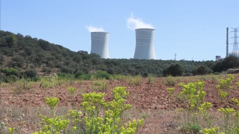 trillo nuclear power plant situated near trillo town, in the province of guadalajara, spain