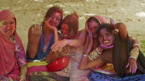 holi is a popular ancient hindu festival, originating from india