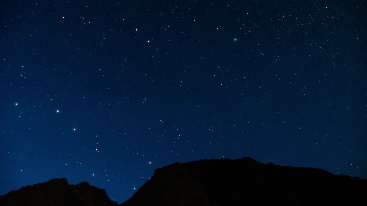 Stars Sky Turning. Space Astrophotography.