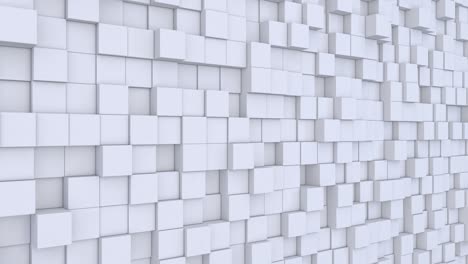 abstract squares block waves animation 3d