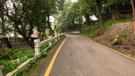 a peaceful walk on the silent roads of murree