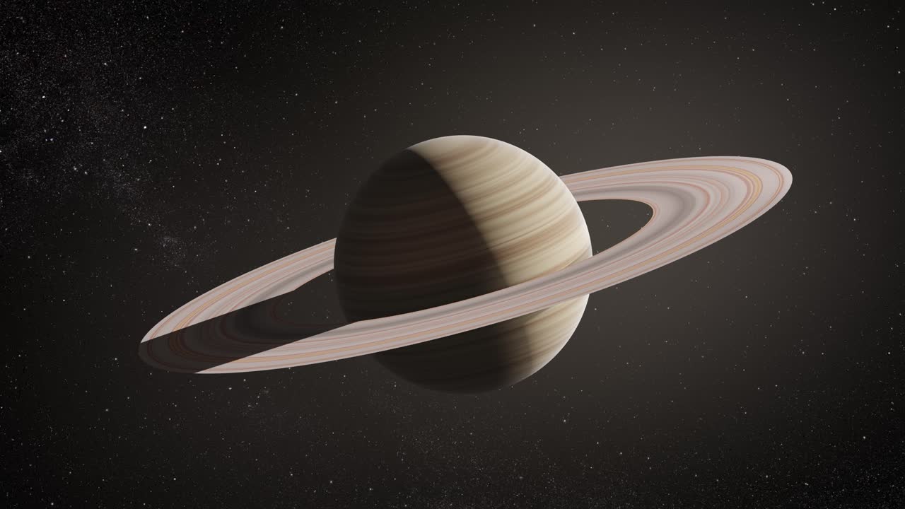 saturno en el espacio