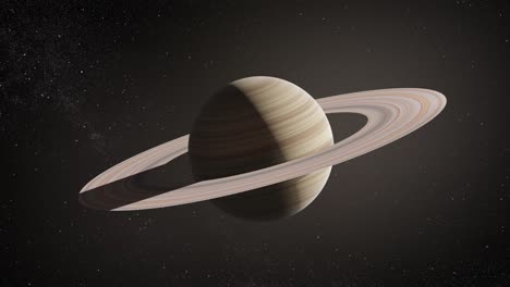 saturn in space