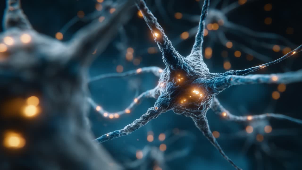 A Close-Up Exploration of Neurons: Captivating Neural Connections and Activity Unveiled in Stunning Detail, Highlighting Their Complex Structures and Functions