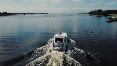 luxurious white yacht sailing on water