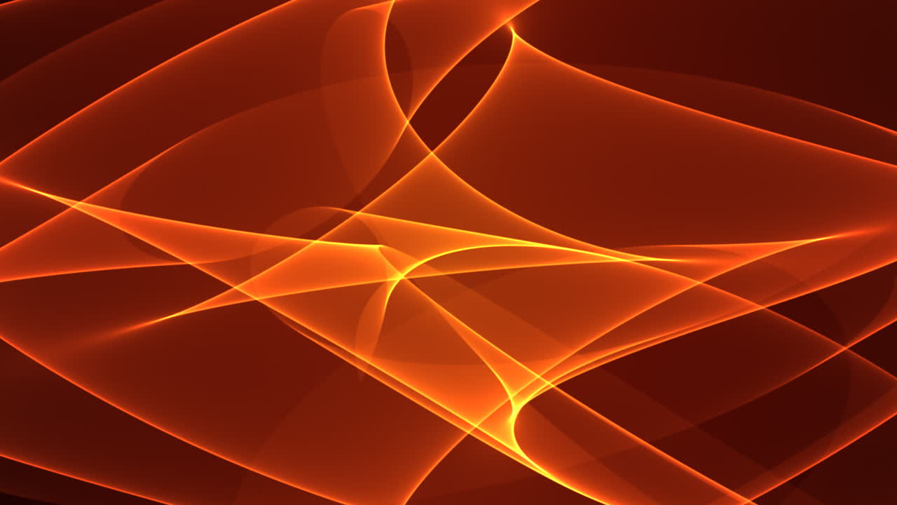 Dynamic Abstract Glowing Orange and Red Lines Background