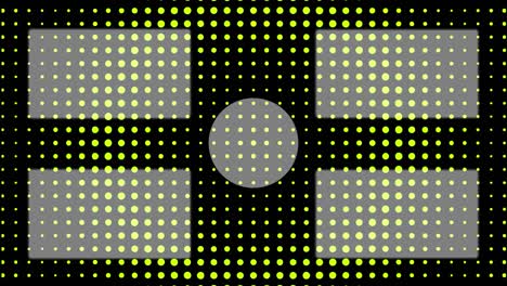 dot circular wave motion end card ending screen motion graphics