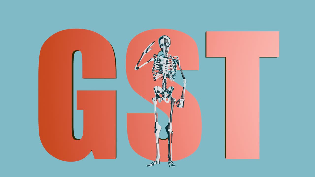 skeleton GST salute moment