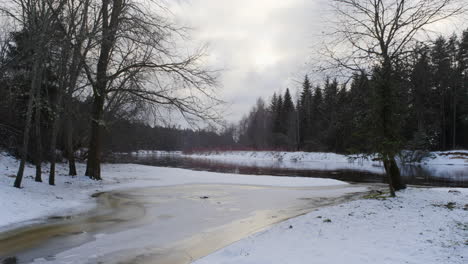 Vidzeme-Von-Lettland-Im-Monat-Januar