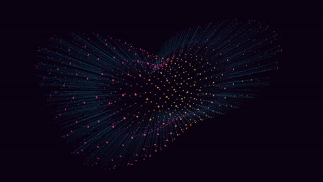 network visualization mapping relationships between nodes in a complex network