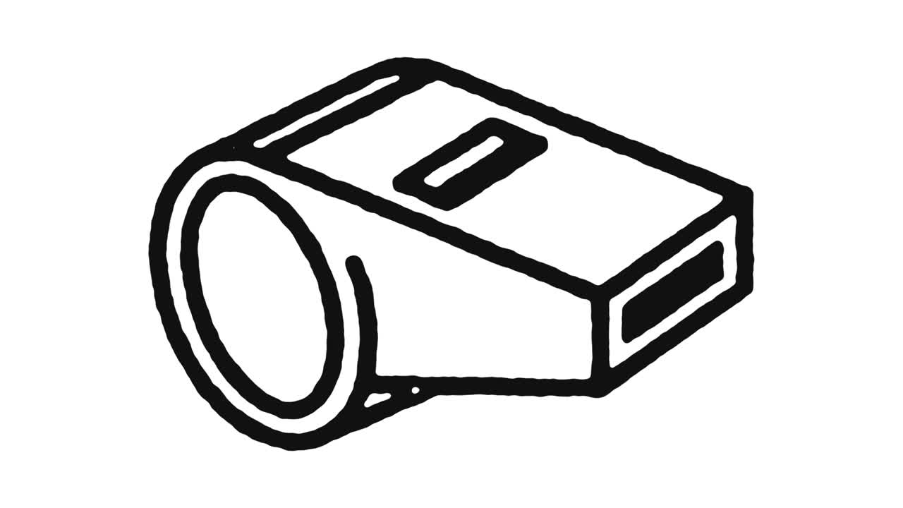 imágenes de animación del icono de silbido y canal alfa